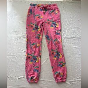 LoveShackFancy x beach riot Pink and Multicolor Jogger Pants